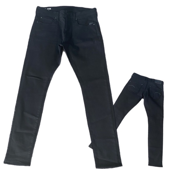 G Star Raw 5620 3D REVEND Skinny Jeans | Men’s Sz 33 | black | Like New - Picture 4 of 4